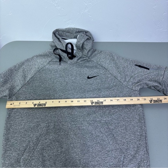 Nike Men's Therma-Fit Hoodie Sweatshirt Small Gray Athletic Athleisure Gym - Picture 8 of 10